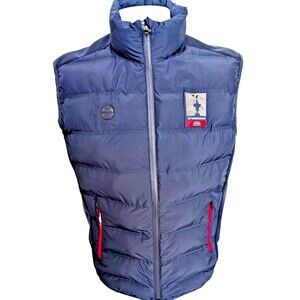 North Sails 36th America's Cup Prada Puffer Vest Navy Blue Size M Insulated Men
